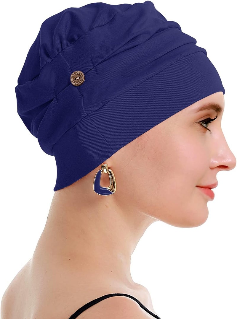 osvyo Cotton Chemo Turbans for Women Cancer Hairloss hat - Cotton Lightweight Headwear Sealed Packaging - Image 4