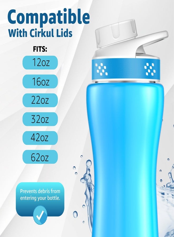 Chill Oasis Cap for Cirkul Lid | 2-Pack | BPA Free Top Keep Dust Out Of Your Water Bottle | Leakproof Design - Image 4