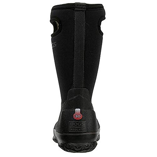 BOGS unisex child Classic High Waterproof Insulated Rubber Neoprene Rain Snow Boot, Black, 12 Little Kid US - Image 5
