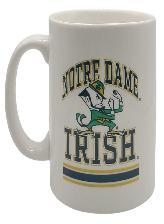 Logo Brands Notre Dame Fighting Irish Large Mug, 15oz (Leprechaun) - Image 1