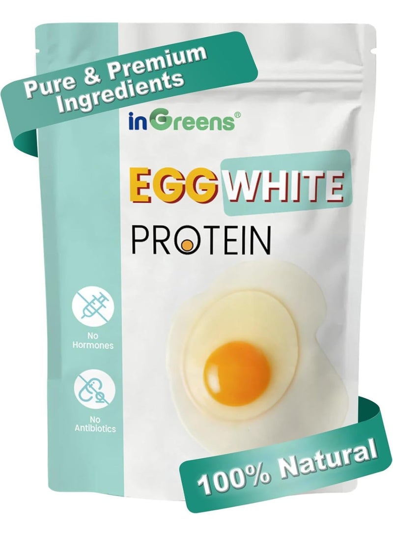 inGreens 10 Oz Dried Egg White Protein Powder, Gluten-Free & Non-GMO & Soy-Free Egg Whites, Made in USA, Versatile for Cooking & Baking, Long-Term Storage Ready Blend - Image 1