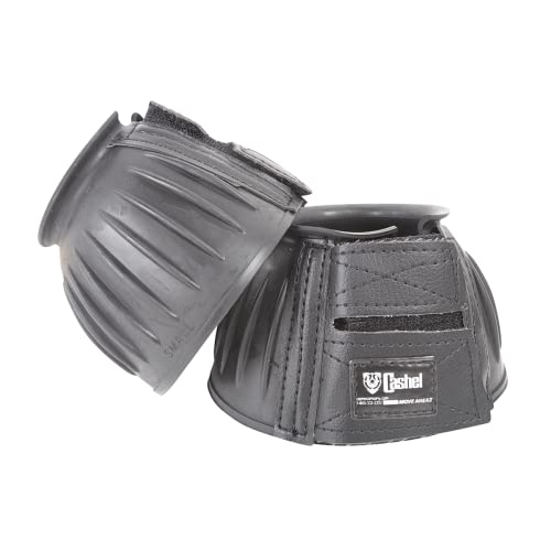 CASHEL Bell Boots Rubber, Black, Size: L (BB-BL-L) - Image 1