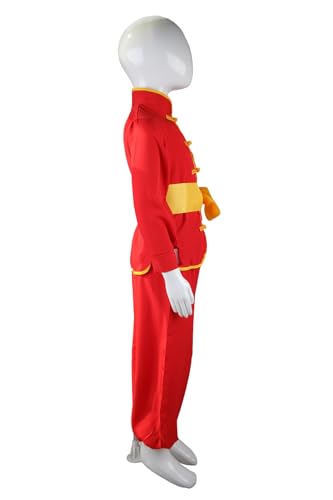 STIOEDYUAN Kids Kung Fu Suits Tai Chi Uniform Chinese Martial Art Wing Chun Clothing Sets (Red, 4-5T) - Image 3