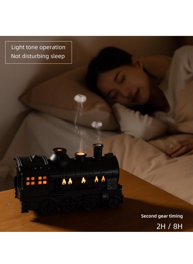 JAJEEK Humidifier, 300ml Aromatherapy Diffuser Essential Oil Air Humidifier, Train Diffuser for Large Room Essential Oil, Aromatherapy Diffuser Cool Mist with 2 Lights 2 Mist Modes Auto Off for Home Office Hotel - Image 5