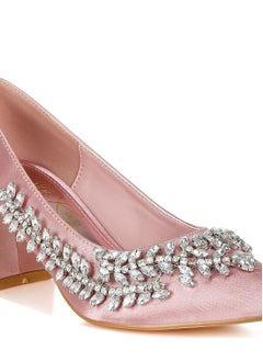 Satin Diamante Embellished Pumps in Blush - pzsku/ZD495C660541E9E2C0D15Z/45/_/1733730518/31cab76c-1521-4221-8968-2f2fc859e72f