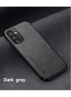 ICARLUS Case for Samsung Galaxy A35 5G Cover Bumper Built-in Metal Plate Dark Grey  - Image 2
