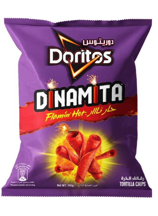 Doritos Dinamita Flamin Hot Tortilla Chips 145g - Image 2