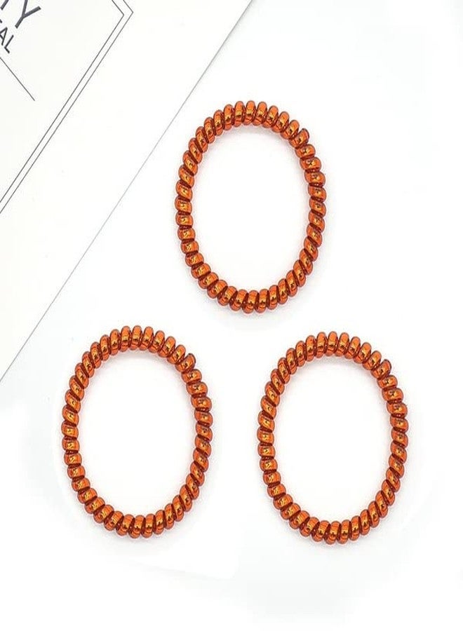 APSAMBR 10pcs/lot Elastic Colorful Telephone Wire Cord Hair Band Ties Band Rope Bobbles Women Girls Headwear Hair Accessories Mixed color - Image 5