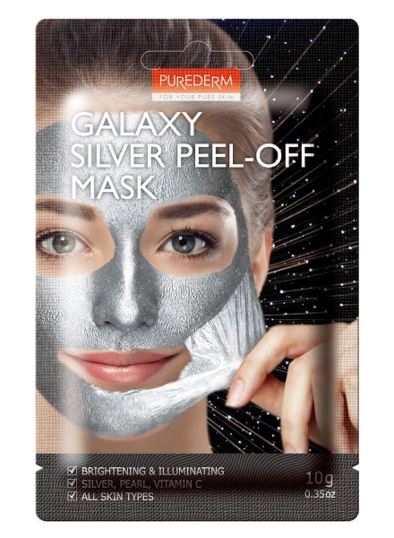 بيور ديرم ماسك المقشر للوجه - جالاكسي سيلفر - 10 جم