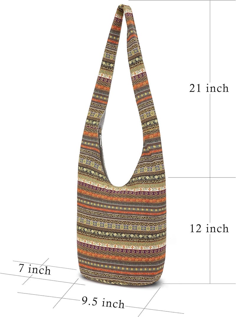 Coton Pose Women Shoulder Handbags Fashion canvas Hippie Crossbody Bags Bohemian Animal Prints Hobo Bags - Image 2