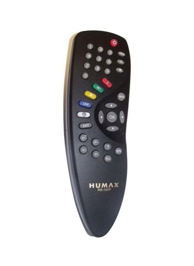 Humax Remote Control For Receiver 101P Black Grey Red  - Image 2