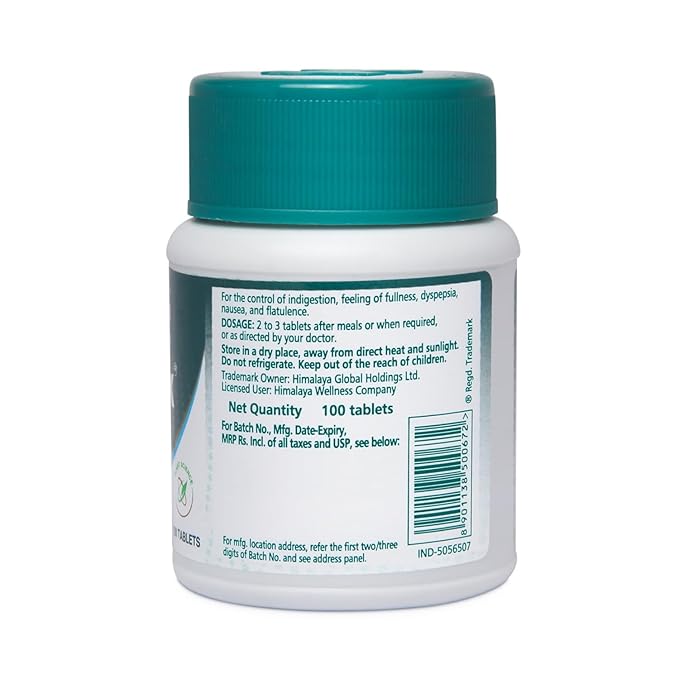 Himalaya Gasex Himalaya ,100 Tablets Improves Digestion Relieves Trapped Gasses Provides Relief From Bloating - Image 2