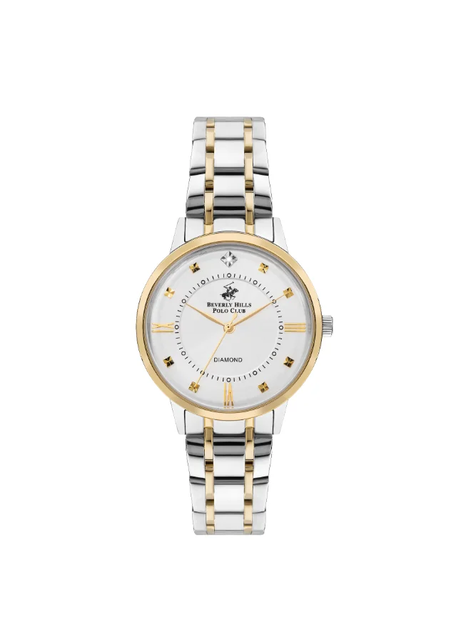BEVERLY HILLS POLO CLUB BEVERLY HILLS POLO CLUB Women's Analog Silver Dial Watch - BP3388C.230