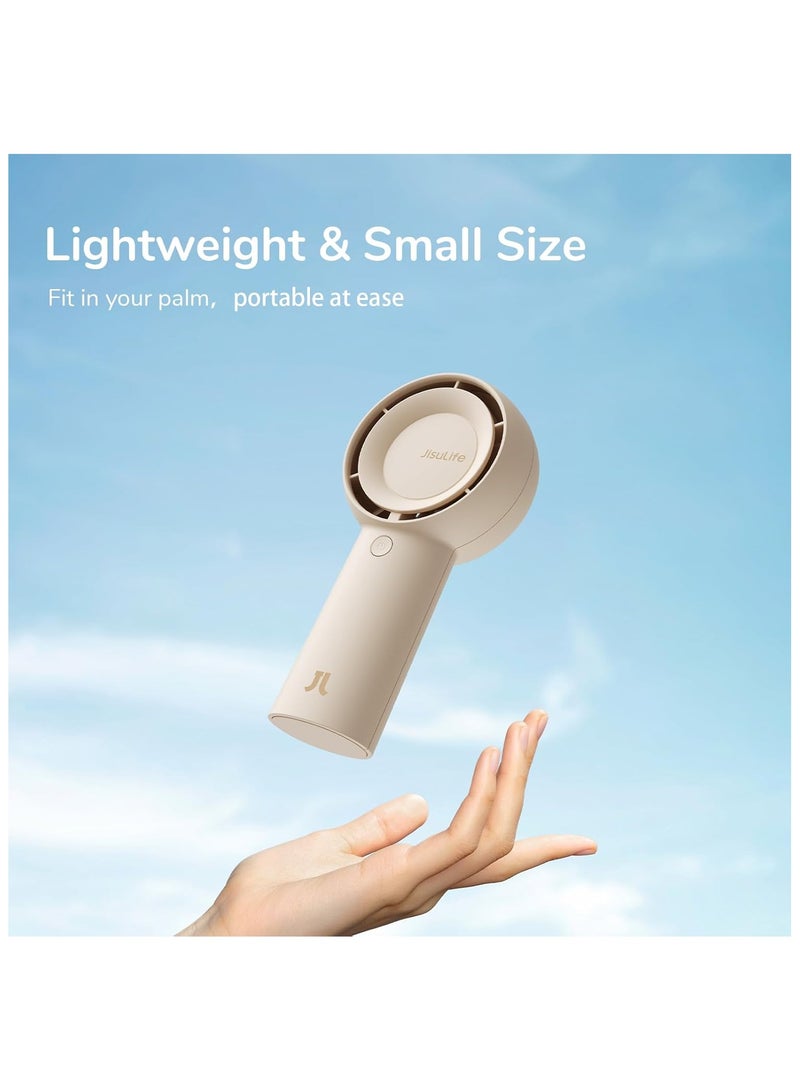 Specton Portable Handheld Turbo Fan [18H Max Cooling Time], 6000mAh USB Rechargeable Personal Battery Operated Lash Small Pocket Fan with 5 Speeds - Image 2