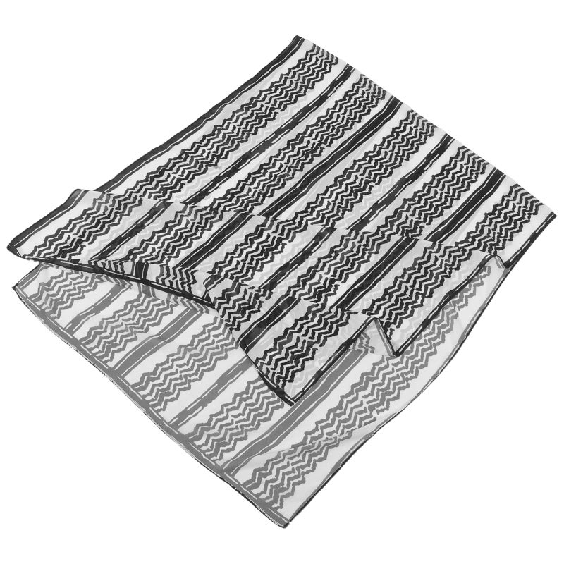 Festival Outfit For Men: Arab Shemagh Scarf - Muslim Wrap - Middle Eastern Headscarf For Prayer Party - Ethnic Winter Shawl - Image 3
