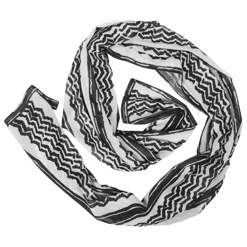Festival Outfit For Men: Arab Shemagh Scarf - Muslim Wrap - Middle Eastern Headscarf For Prayer Party - Ethnic Winter Shawl - Image 1