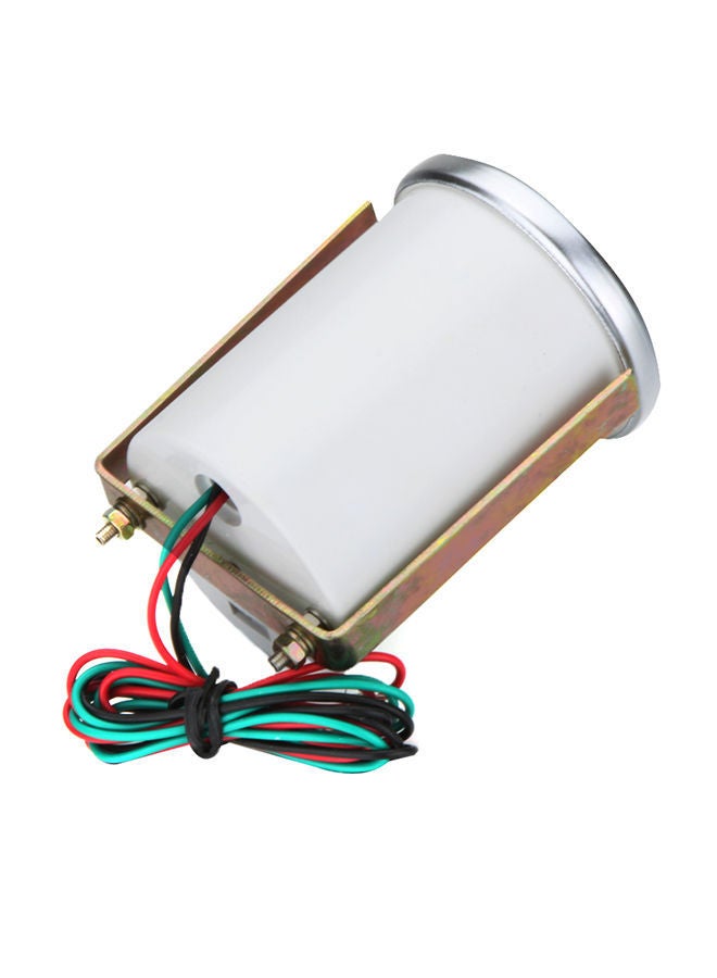 NIBEMINENT Adjustable Tachometer 1K-11K RPM Tacho Gauge Aluminum Shift Light Blue/Red LED Black Surface - Image 3