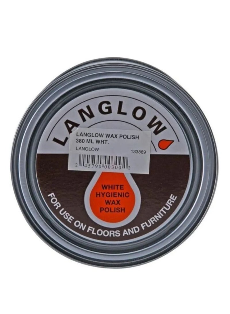 Langlow Hygienic Wax Polish (380 ml, White) - Image 2