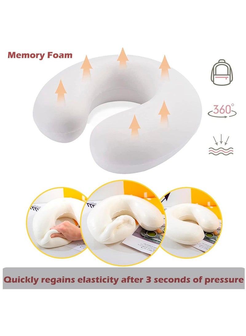 Generic Neck Pillow for Traveling, Neck Pillow Cartoon Cute for Kids Travel, Memory Foam Travel Pillow for Flight Airplane Headrest Sleep Sloth - Image 2