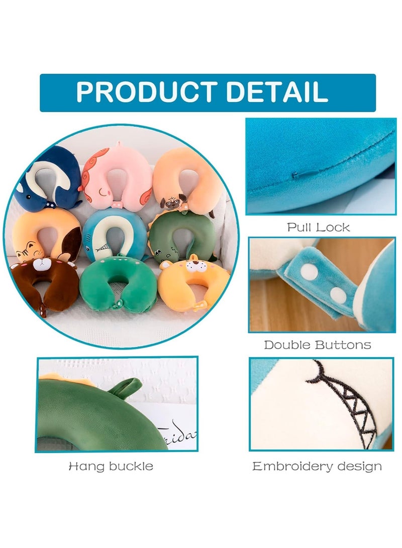 Generic Neck Pillow for Traveling, Neck Pillow Cartoon Cute for Kids Travel, Memory Foam Travel Pillow for Flight Airplane Headrest Sleep Sloth - Image 3