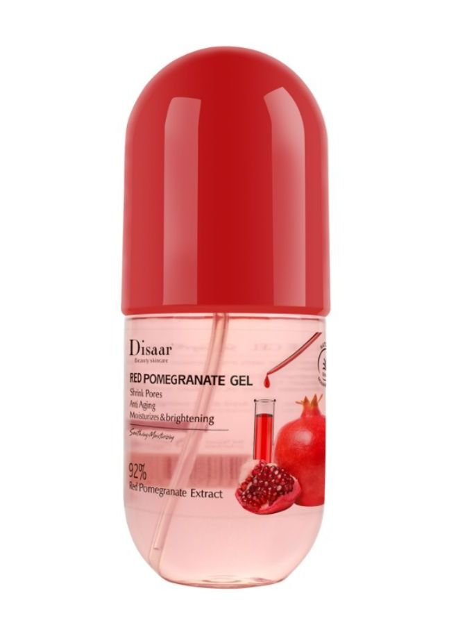 Disaar Face Gel 92% Red Pomegranate Organic Face Moisturizer Soothing Gel 280ML - Image 1