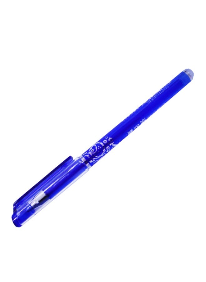 Zuixua Erasable Gel Pen - 0.5mm - With Eraser- Blue - 1pcs - No:HY-1084 - Image 1