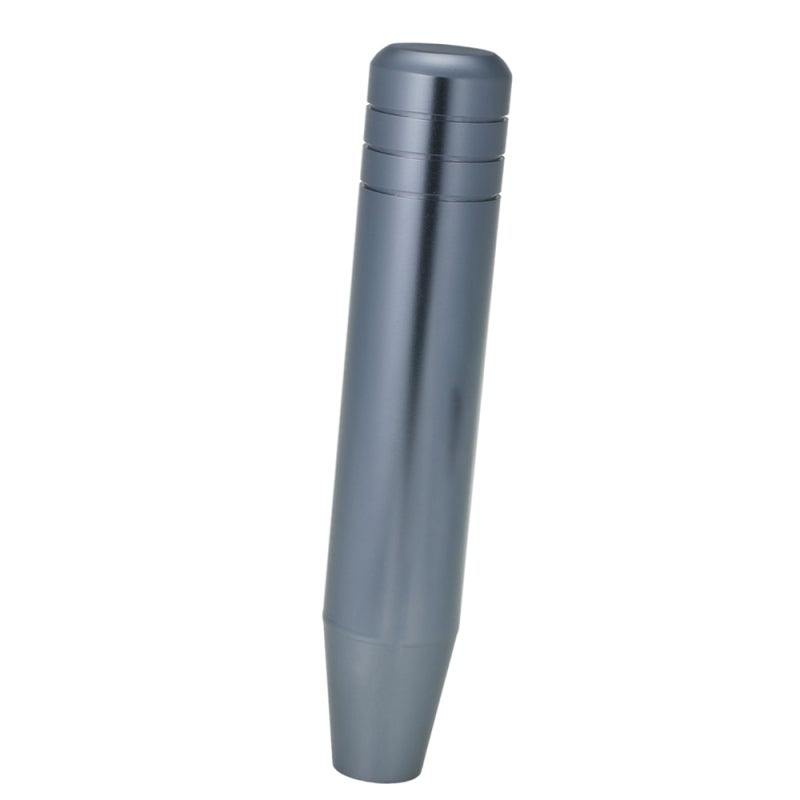 Car Gear Shift Knob: Grey Aluminum Universal Design - Ergonomic Driver-Fit With 3 Rubber Adapters (8mm, 10mm, 12mm) for Most Cars - Image 4