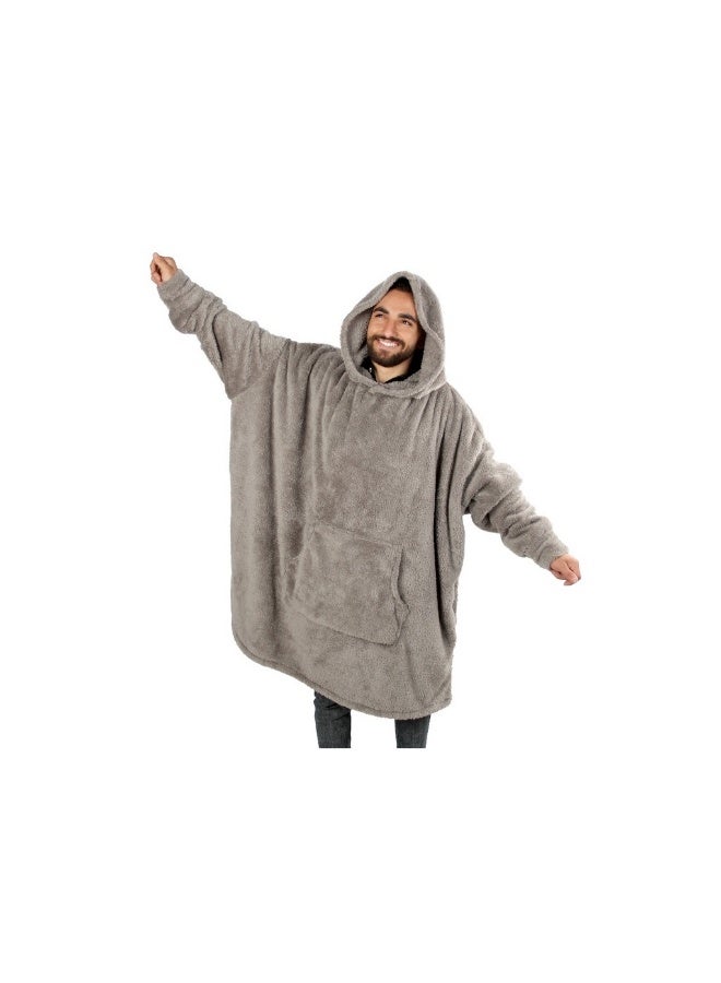 Project Z Wearable Blanket Hoodie, Giant and Ultra-Warm | Super Soft Fluffy Fleece Sweatshirt for Unisex (Men & Women) | One Size (Oversize) Fits 60-140 kg with Pocket. - Image 3