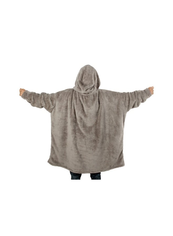 Project Z Wearable Blanket Hoodie, Giant and Ultra-Warm | Super Soft Fluffy Fleece Sweatshirt for Unisex (Men & Women) | One Size (Oversize) Fits 60-140 kg with Pocket. - Image 2