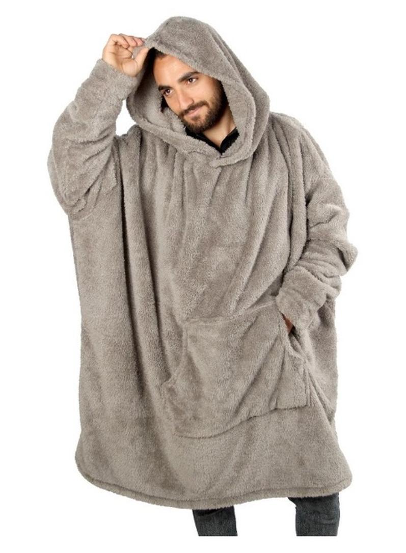 Project Z Wearable Blanket Hoodie, Giant and Ultra-Warm | Super Soft Fluffy Fleece Sweatshirt for Unisex (Men & Women) | One Size (Oversize) Fits 60-140 kg with Pocket. - Image 1