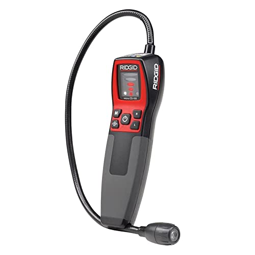 RIDGID 36163 CD100 Micro Combustible Gas Handheld Diagnostic Detector with 16 Flexible Probe and Visual Audible and Vibration Alarms - Image 1