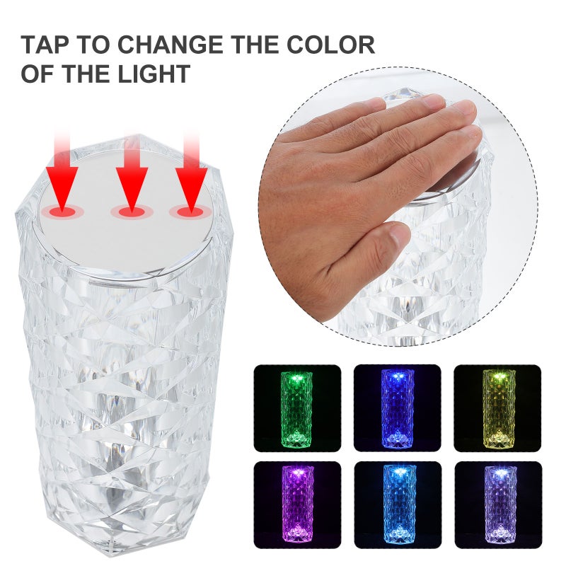 Fashion Decorative Table Light Simple Dorm Light Desktop Crystal Lamp for Home - Image 4