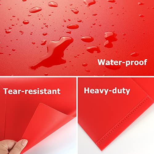 Tamaki 8 Pack Colored Plastic Folders Durable Heavy Duty File Folders with 2 Pockets Poly 3 Hole Punched 2 Pocket Folders for School for School Office - Image 4