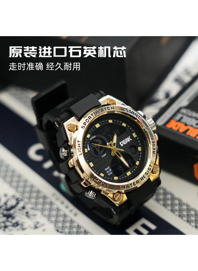 Peak Steel Watch Face | Sports Digital Watch For Primary, Middle And High School Students, Exams, Men And Women, Luminous, Waterproof, Shockproof, Alarm Clock, Timer, Stopwatch, Multifunctional, Birthday Gift For Children 6-12 Years Old - Image 4