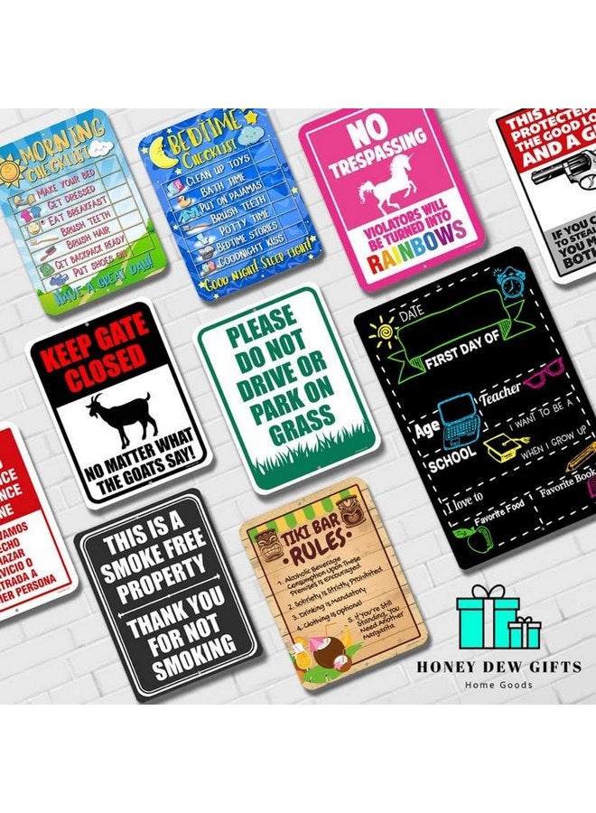 Honey Dew Gifts Honey Dew Gifts, Unsupervised Play Area Use Play Area at Your Own Risk, 9 inch by 12 inch, Metal Sign Post, Safety Signs for Children, Kids Warning Sign, HDG-1344 - Image 5