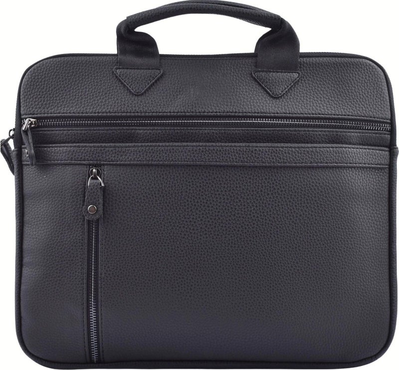 Başkent Çanta Unisex 13.3" Inch Leather Briefcase Handbag and Shoulder Bag 8683255013364  - Image 1