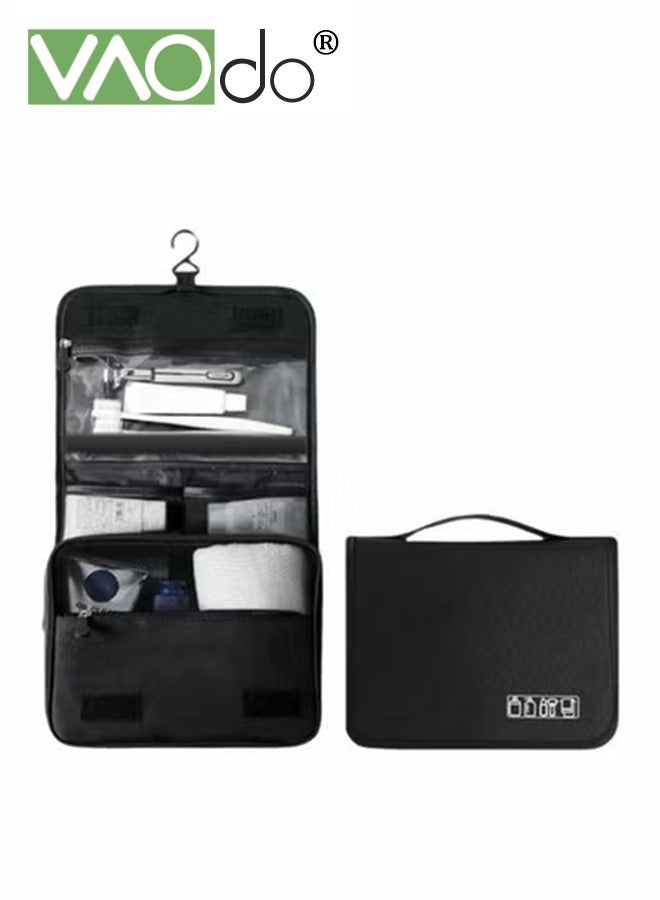 VAOdo Multifunctional Hanging Toiletry Wash Bag Wet and dry separation Portable Large-Capacity Storage Travel Bag Waterproof Wash Bag with Hook Multifunctional Hanging Toiletry Wash Bag Wet and dry separati  - Image 1