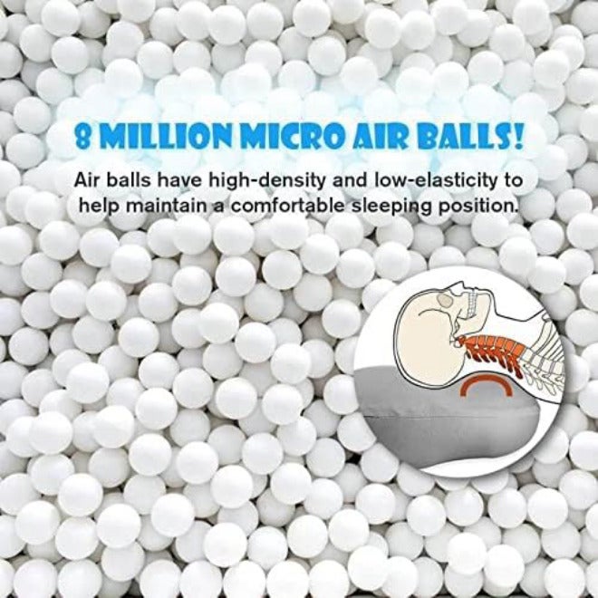 Sleep Pillow 3D Micro Airball Multifunctional Egg Sleeper Soft Decompression Neck Support Rest Air Cushion - Image 3