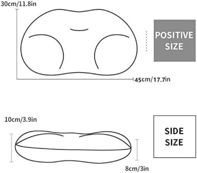 Sleep Pillow 3D Micro Airball Multifunctional Egg Sleeper Soft Decompression Neck Support Rest Air Cushion - Image 2