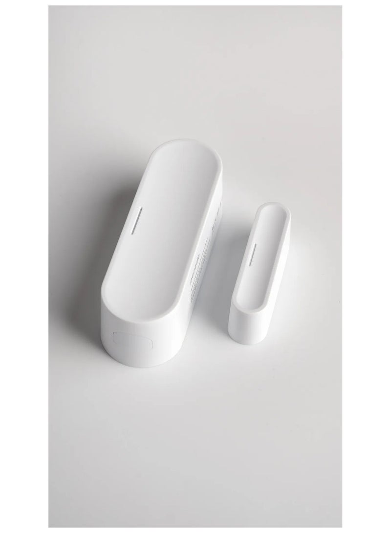 porodo Smart Sensor with Door & Window / Voice Assistant / Quick Installation / Detect Intrusions / WiFi Range 45m / Battery Life 3500 Times Per Year - White  - Image 5