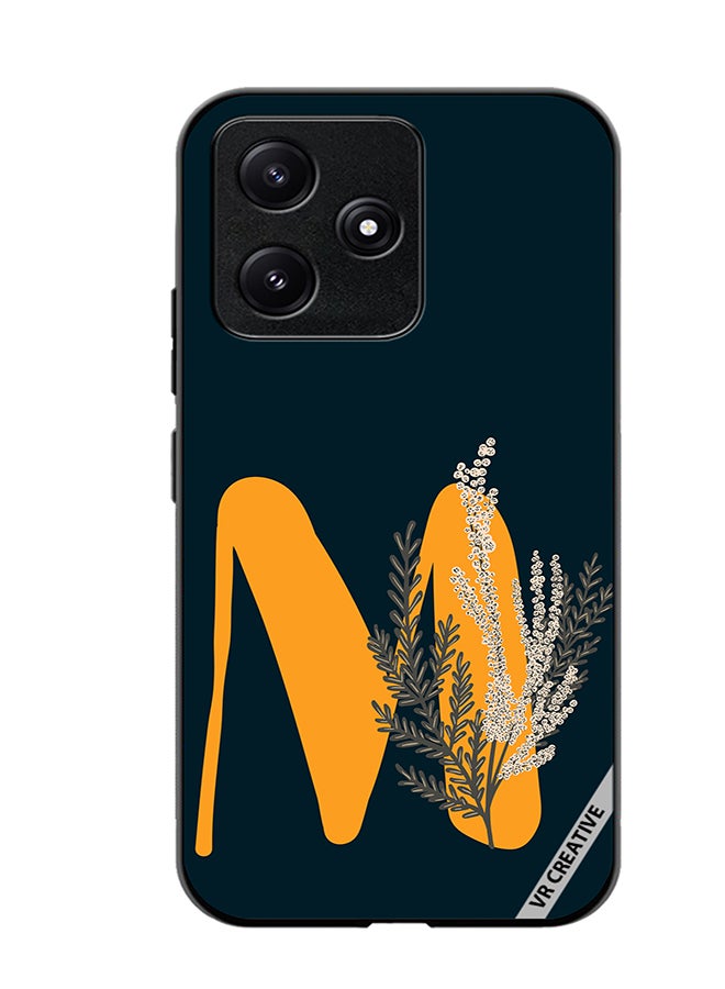 VR CREATIVE Protective Case Cover For Xiaomi Poco M6 Pro 5G Alphabet M(113) Design Multicolour - Image 1