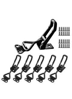 6 Pack Toggle Latch Clamp 4001, Adjustable Toggle Clamp Latch, Heavy Duty Toggle Latches, 330 Lbs Holding Capacity Pull Latch Clamp for Lid Jig, Tool Box Case