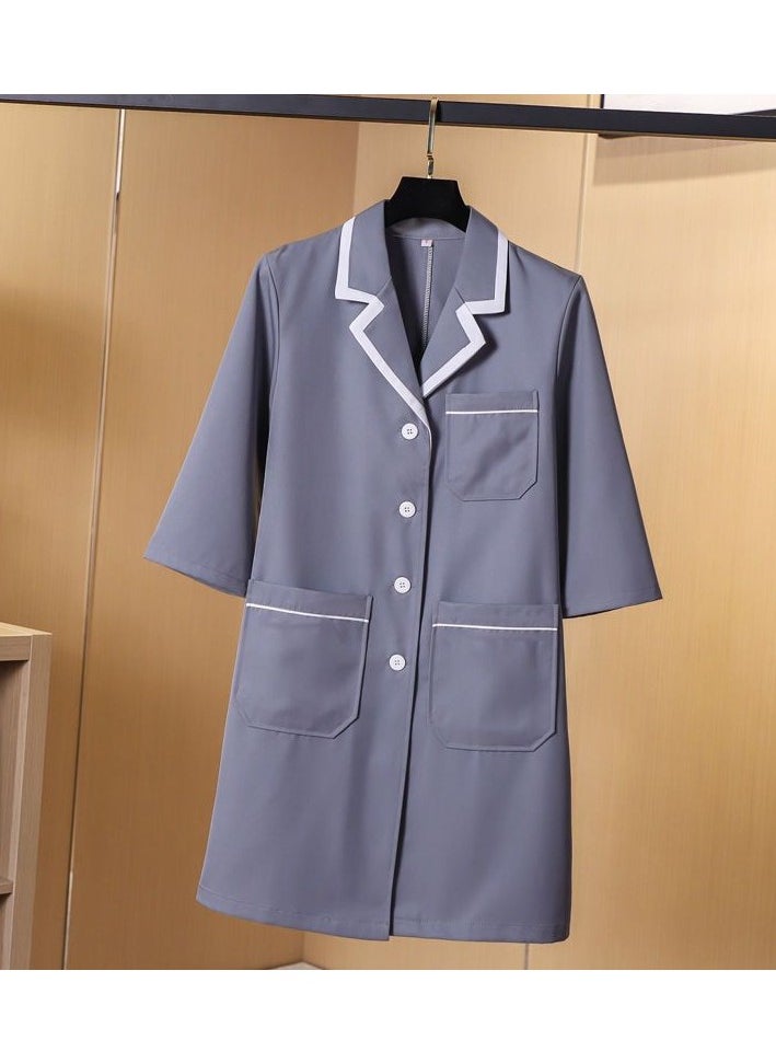 KUYING Summer Style Lab Coat For Door-To-Door Medical Work Clothes  - Image 1
