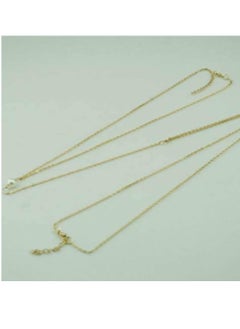 RA accessories Women's Unique  Body Chain Golden With Off-White Pearls -Belly Chain  - Image 2