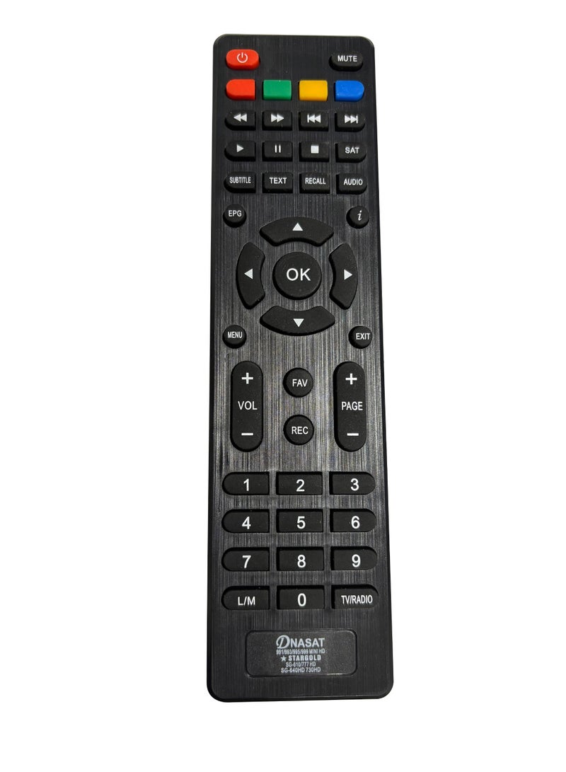 Nate NATE Remote Control for Dansat Black - Image 1