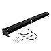 Touri Upgraded RV Adjustable EZ Hose Carrier TR5094BK with Door Cap and Mounting Screws 5094 Black 3 Mounting Tabs Included - Image 2