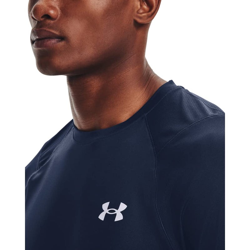 Under Armour Men's Raid 2.0 Short Sleeve T-Shirt, Academy Blue (408)/Mod Gray, X-Large - Image 3