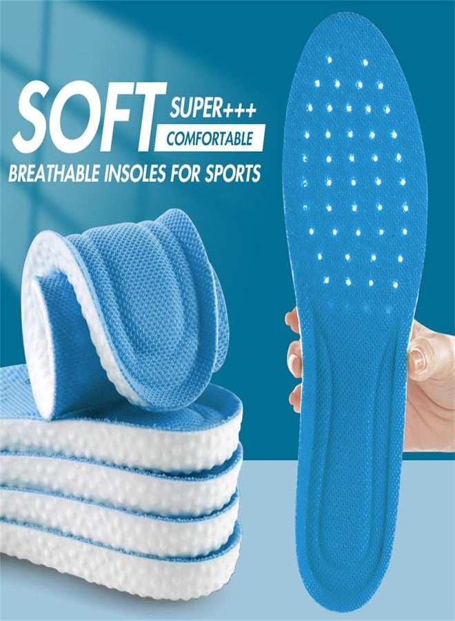 XINIFOOT نعال رياضية قابلة للتهوية وممتصة للصدمات من XINIFOOT، 3 أزواج، للرجال والنساء، نعال بديلة مرنة وناعمة لأحذية الجري (مقاس L للرجال 9-10.5 / للنساء 11-12.5) - Image 2