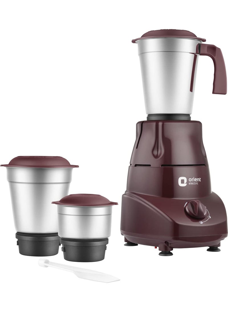 Orient Electric Orient Electric Bolt Super 3 jar 500W Mixer Grinder.(MGBS50C3/Cherry)  - Image 1