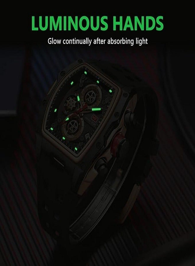 Wristwatch Fashion Hollow Big Dial Luminous Waterproof Sport Analog Quartz Business Mens Watches - Image 5